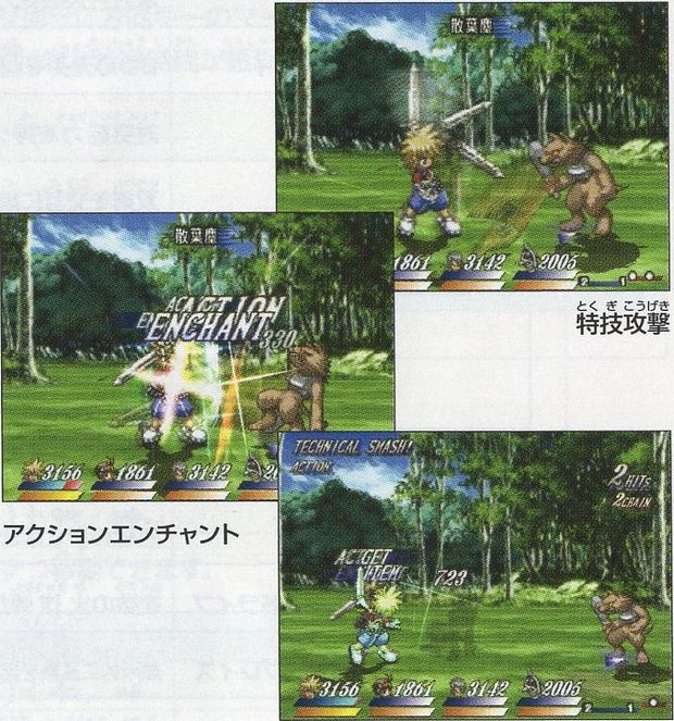 A chain extended with an Action Enchant