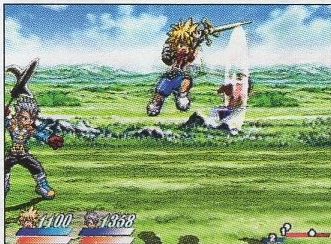 Jump upward attack