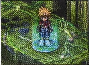 Kyle standing on a memory circle