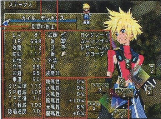Status screen