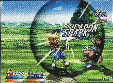 A Weapon Spark in battle
